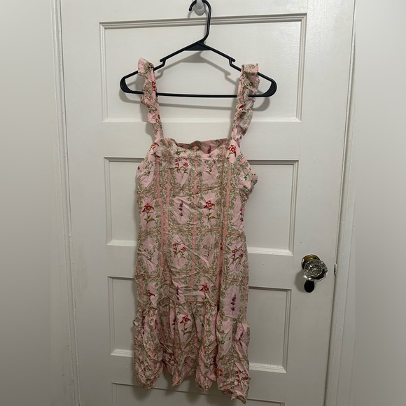 Agua Bendita Dresses & Skirts - Floral Pink Dress